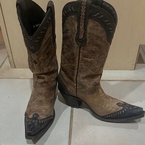 Lucchese Vintage Style Brown Cowboy Boots
